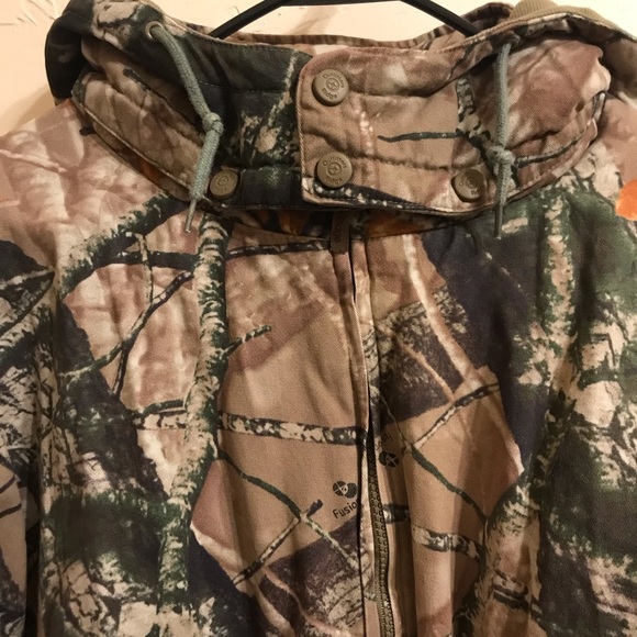 SET Outfitters Ridge Mens Camo Coat Large, Wrangler Matching Camo Jeans 34/32 - Picture 2 of 15